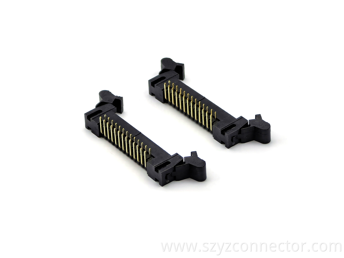 2.0mm Pitch Ejector Header Connector Right Angle 2*13P